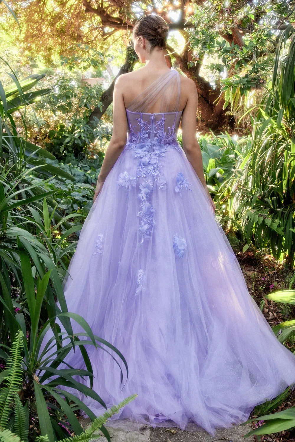 Fairy Purple A-line Prom Dress Elegant Sweetheart Party Dress Fairy Evening Dress Flower Embroidery Christmas Dress