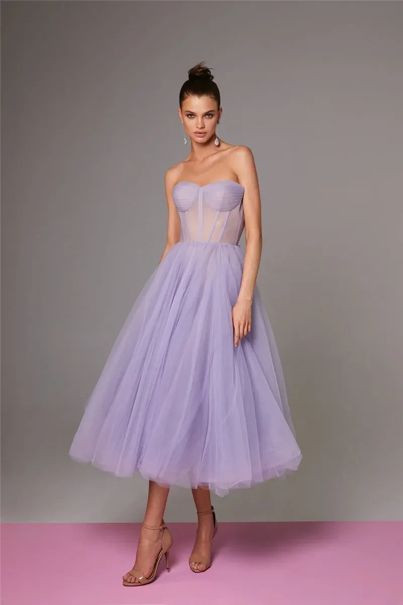 Long Luxury Evening Dresses for Prom Ladies Dresses for Special Occasions Cocktail Dress Elegant Gowns Bridesmaid Dress Woman Lavender