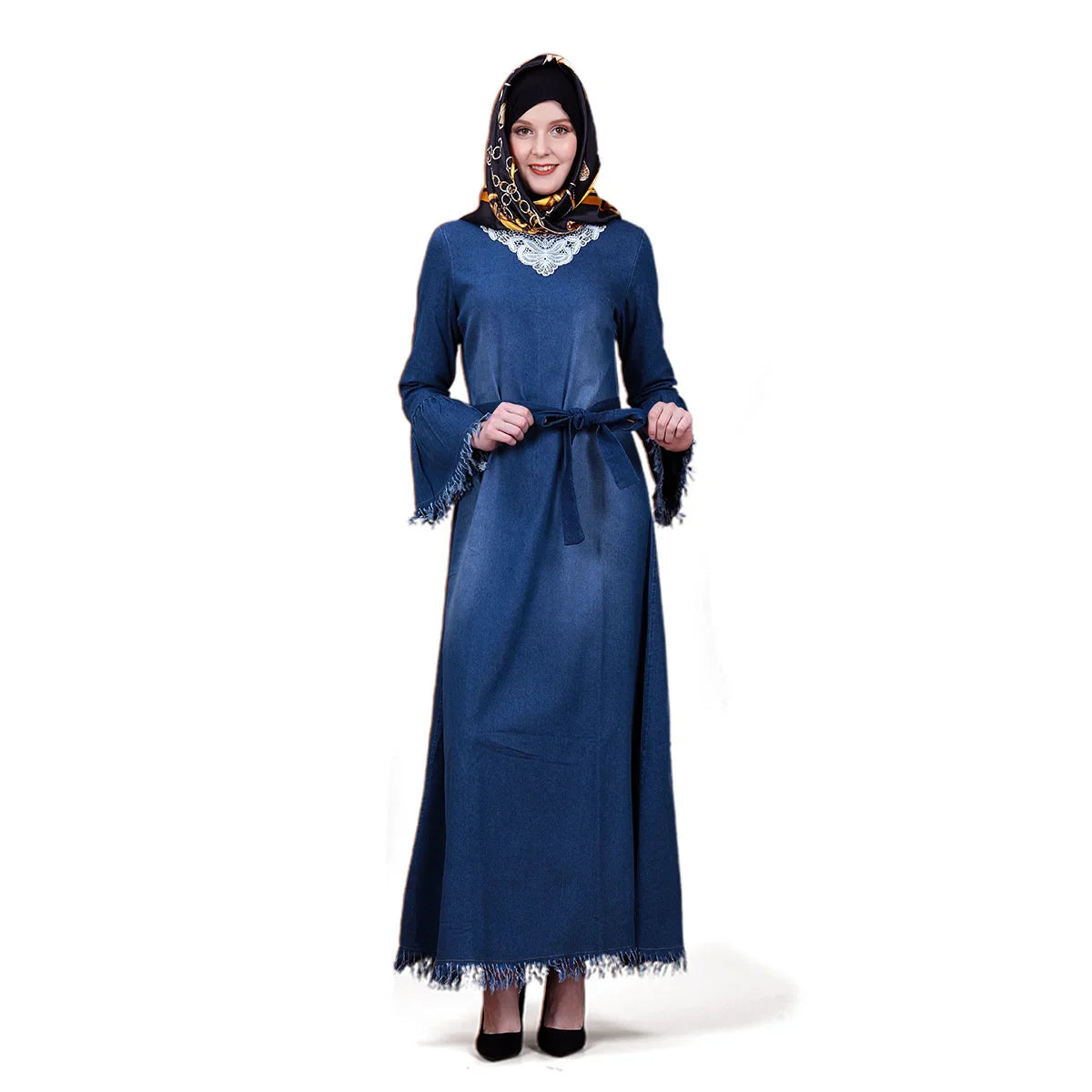 Muslin Dress For Women Dubai 2023 Abaya Islamic Long Dresses Ramadan Moroccan Caftan Turkey Dresses Fashion Female Clothing