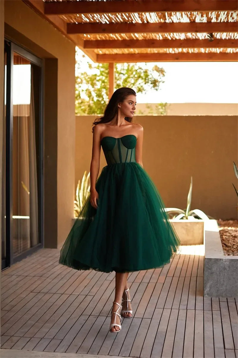 Long Luxury Evening Dresses for Prom Ladies Dresses for Special Occasions Cocktail Dress Elegant Gowns Bridesmaid Dress Woman Green